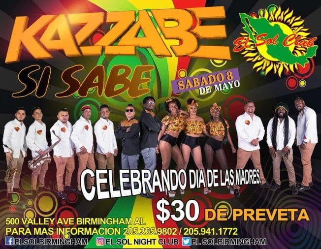 Event - Kazzabe En VIvo [Birmingham, Alabama] - Birmingham, Alabama - May 8, 2021 | concert tickets