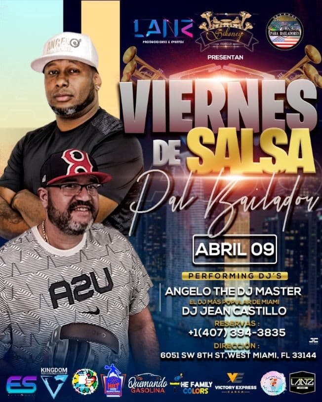 Event - Viernes de Salsa para el Bailador - West Miami, Florida - April 9, 2021 | concert tickets