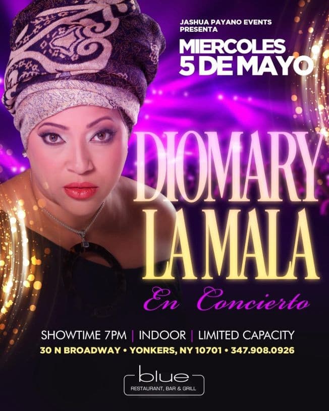 Event - DIOMARY LA MALA EN CONCIERTO - Yonkers, New York - May 5, 2021 | concert tickets