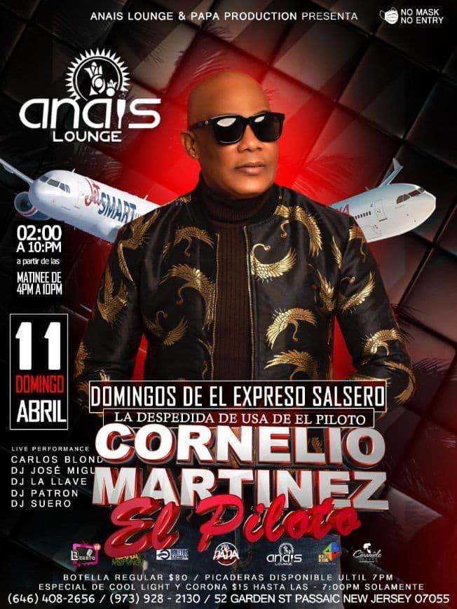 Event - Cornelio Martinez El Piloto en Vivo! - Passaic, New Jersey - April 11, 2021 | concert tickets