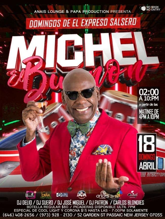 Event - Michel El Buenon en Vivo! - Passaic, New Jersey - April 18, 2021 | concert tickets