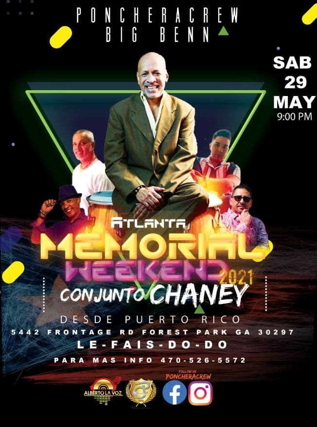 Event - Conjunto Chaney en atlanta - Forest Park, Georgia - May 29, 2021 | concert tickets
