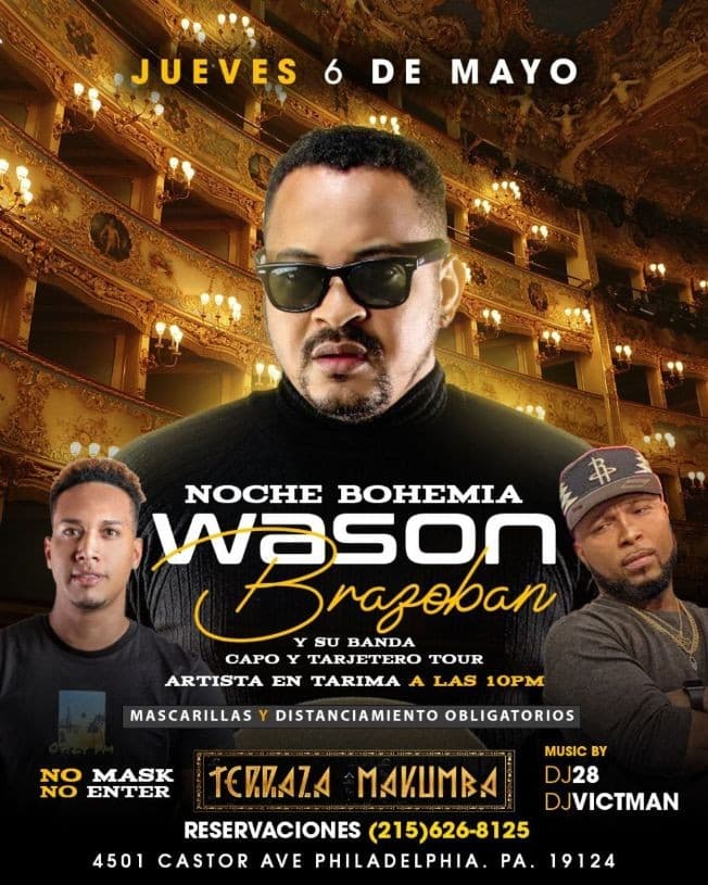 Event - Wason Brazoban en Concierto! - Philadelphia, Pennsylvania - May 6, 2021 | concert tickets