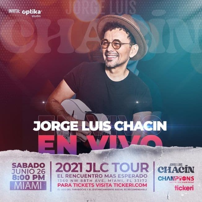 Event - Jorge Luis Chacin en Vivo! - Doral, Florida - June 26, 2021 | concert tickets