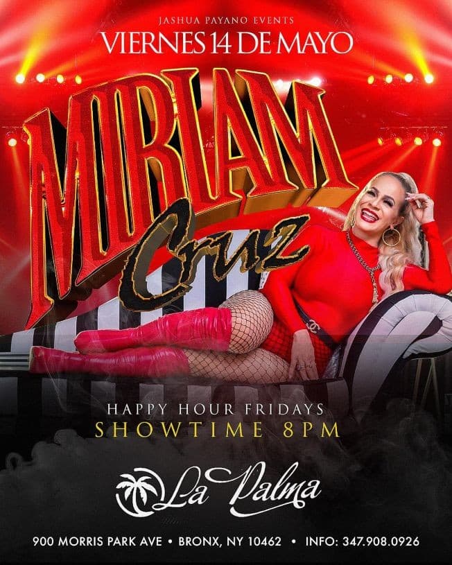 Event - MIRIAM CRUZ - BRONX, New York - May 14, 2021 | concert tickets