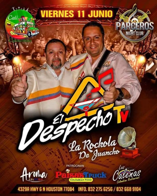Event - VIEJOTECA El Despecho TV con La Rockola de Juancho! - Houston, Texas - June 11, 2021 | concert tickets