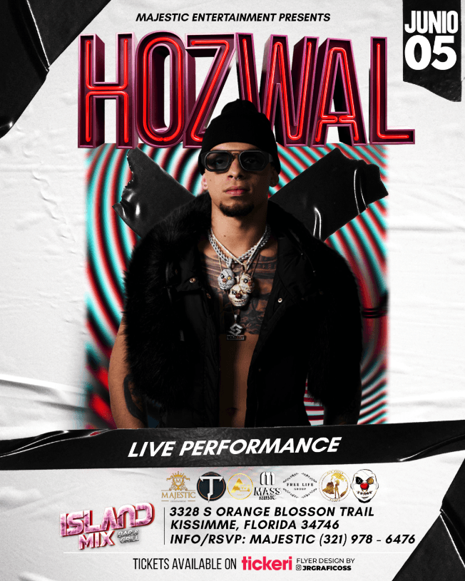 Event - HOZWAL LIVE PERFORMANCE - Kissimmee, Florida - 5 de junio de 2021 | concert tickets