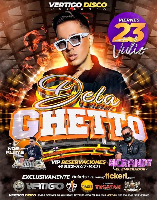 Event - De La Geezy en Concierto! - Houston, Texas - July 23, 2021 | concert tickets