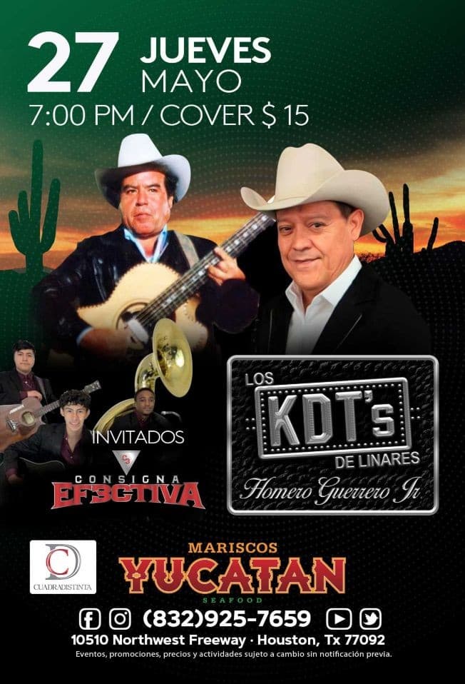 Event - Los Cadetes de Linares - Houston, Texas - May 27, 2021 | concert tickets