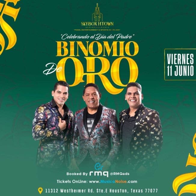 Event - Binomio de Oro @ Houston, Texas - Houston, Texas - 11 de junio de 2021 | concert tickets