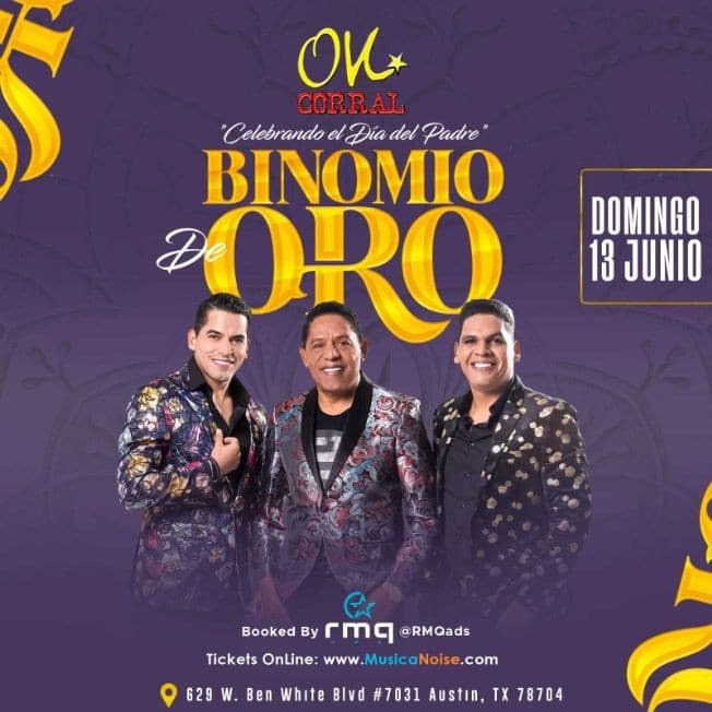 Event - Binomio de Oro @ Austin, Texas - Austin, Texas - 13 de junio de 2021 | concert tickets