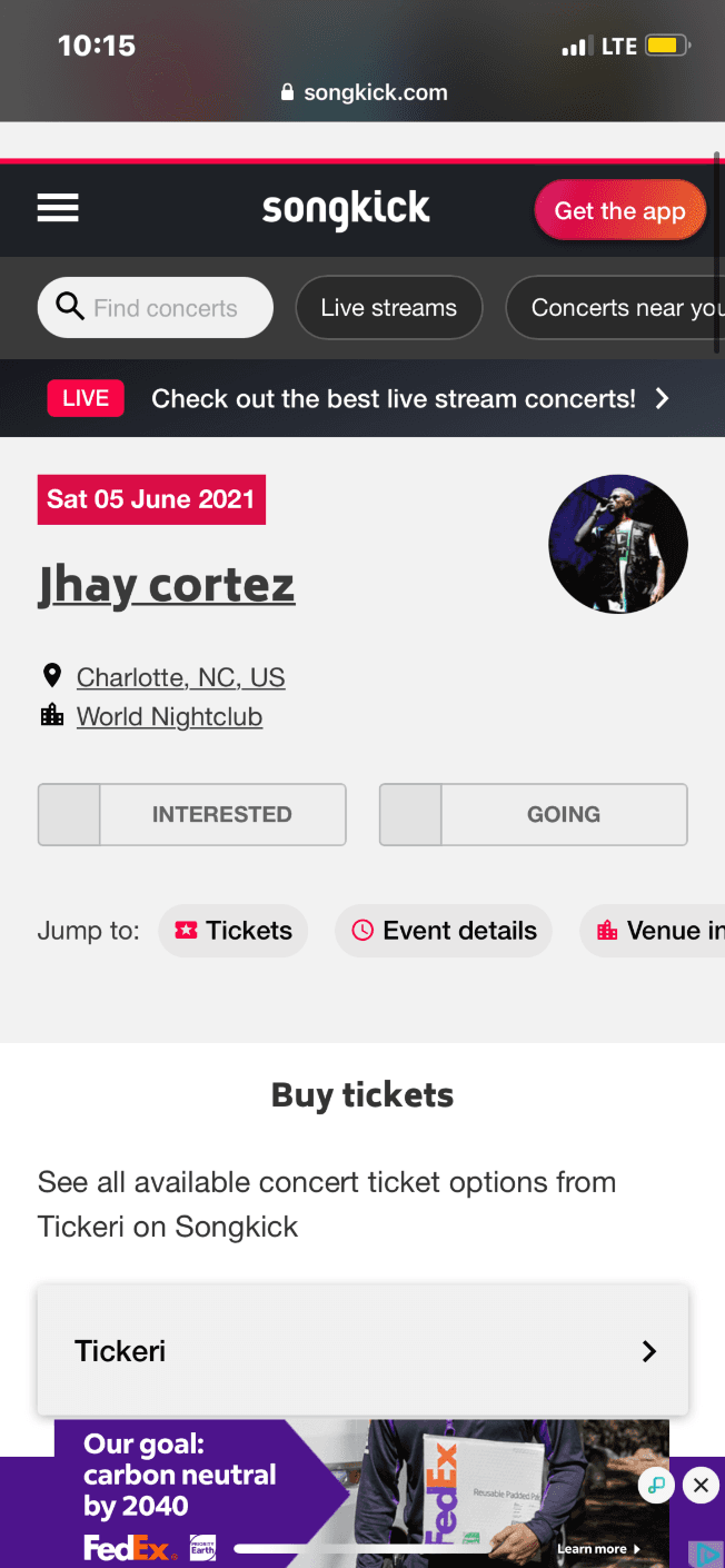 Event - Jhay Cortez - Charlotte, North Carolina - June 5, 2021 | concert tickets