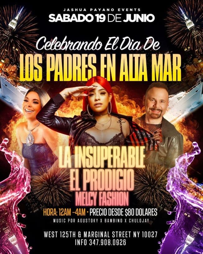 Event - CELEBRANDO LOS PADRES EN ALTA MAR - NY, New York - June 19, 2021 | concert tickets