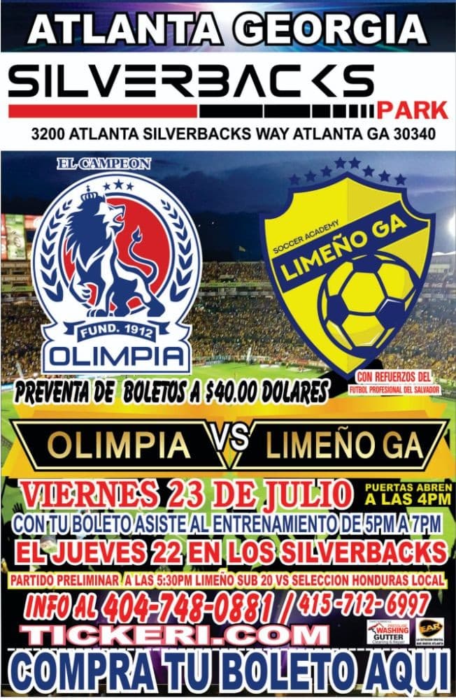 Event - Olimpia vs Municipal Limeño en Atlanta! - Atlanta, Georgia - July 23, 2021 | concert tickets