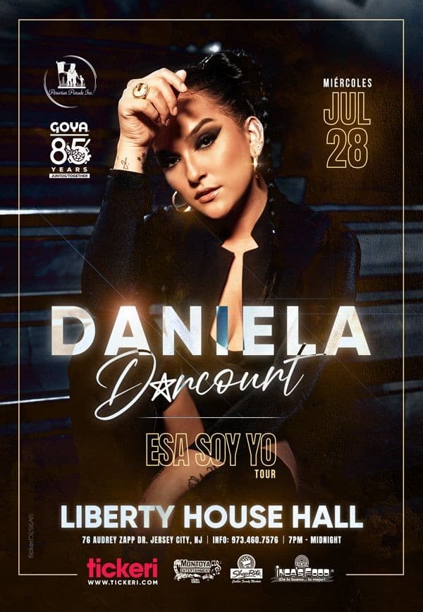 Event - DANIELA DARCOURT en new jersey - Jersey City, New Jersey - July 28, 2021 | concert tickets