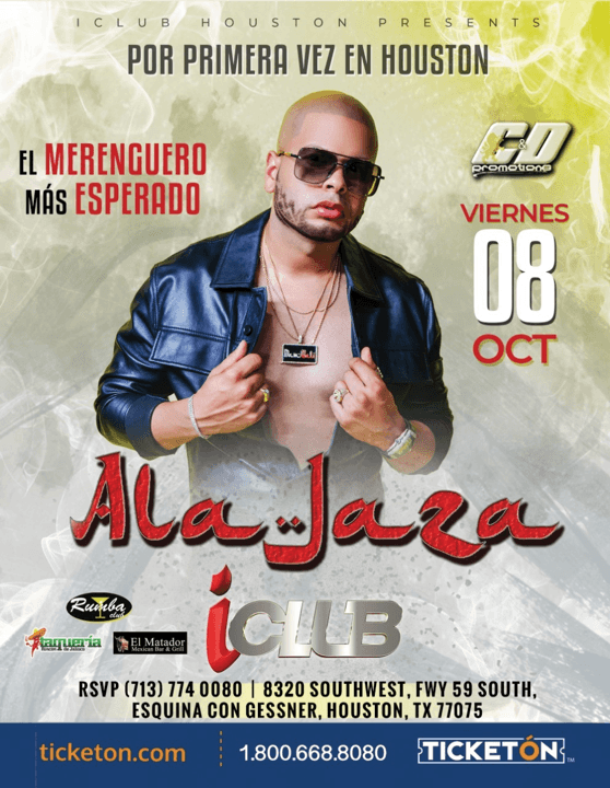 Event - ALA-JAZA EN HOUSTON - Houston, Texas - October 8, 2021 | concert tickets