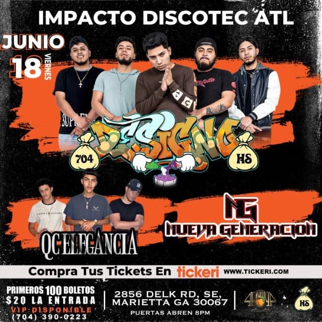 Event - Designó Eastcoast - Marietta, Georgia - June 18, 2021 | concert tickets