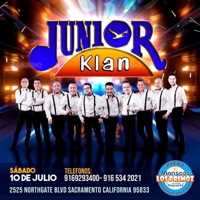 Event - JUNIOR KLAN POSPUESTO - Sacramento, California - July 10, 2021 | concert tickets