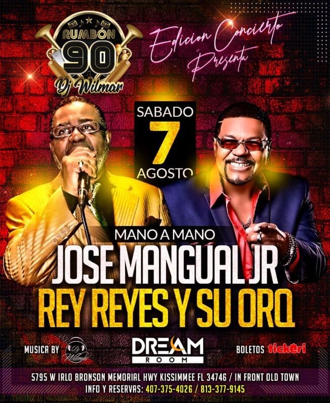 Event - REY REYES VS JOSE MANGUAL JUNIOR EN CONCIERTO! - KISSIMMEE, Florida - August 7, 2021 | concert tickets