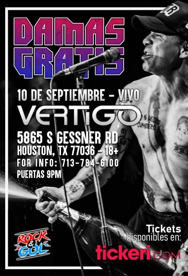 Event - DAMAS GRATIS EN HOUSTON - Houston, Texas - September 10, 2021 | concert tickets