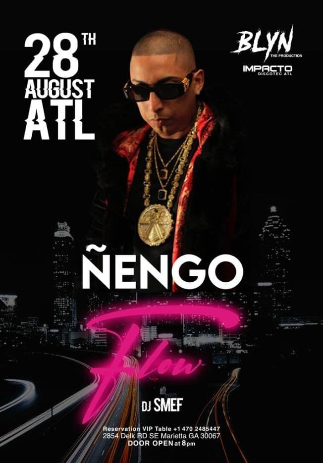 Event - ÑENGO FLOW EN ATLANTA - Marietta, Georgia - August 28, 2021 | concert tickets