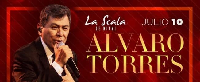 Event - ALVARO TORRES EN LA SCALA DE MIAMI - Miami, Florida - July 10, 2021 | concert tickets
