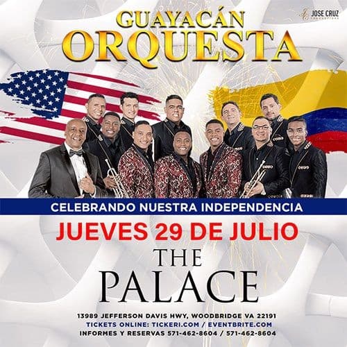 Event - GUAYACAN ORQUESTA EN THE PALACE CANCELED - Woodbridge, Virginia - July 29, 2021 | concert tickets