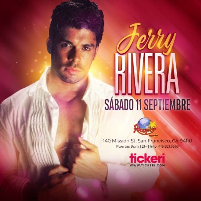 Event - JERRY RIVERA EN SAN FRANCISCO - San Francisco, California - September 11, 2021 | concert tickets