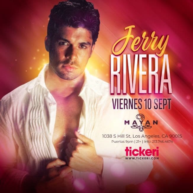 Event - JERRY RIVERA EN LOS ANGELES - Los Angeles, California - 10 de septiembre de 2021 | concert tickets
