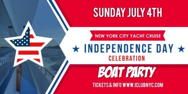 Event - BOAT PARTY YACHT CRUISE  NEW YORK CITY | LIVE FIREWORK VIEW - New York, New York - July 4, 2021 | concert tickets