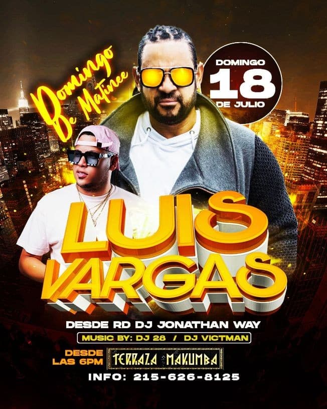 Event - Luis Vargas el Rey Supremo en Makumba Philly! - Philadelphia, Pennsylvania - July 18, 2021 | concert tickets