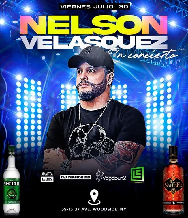 Event - NELSON VELASQUEZ en CONCIERTO - Woodside, New York - 30 de julio de 2021 | concert tickets