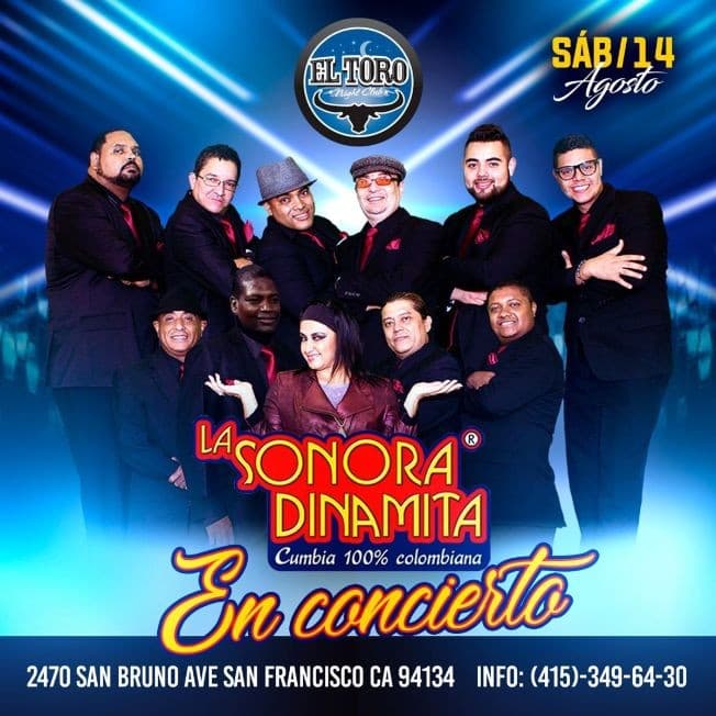 Event - LA SONORA DINAMITA CUMBIA 100% COLOMBIANA EN CONCIERTO - San Francisco, California - August 14, 2021 | concert tickets