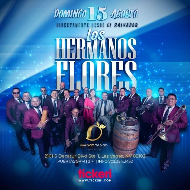 Event - LOS HERMANOS FLORES EN LAS VEGAS - Las Vegas, Nevada - August 15, 2021 | concert tickets