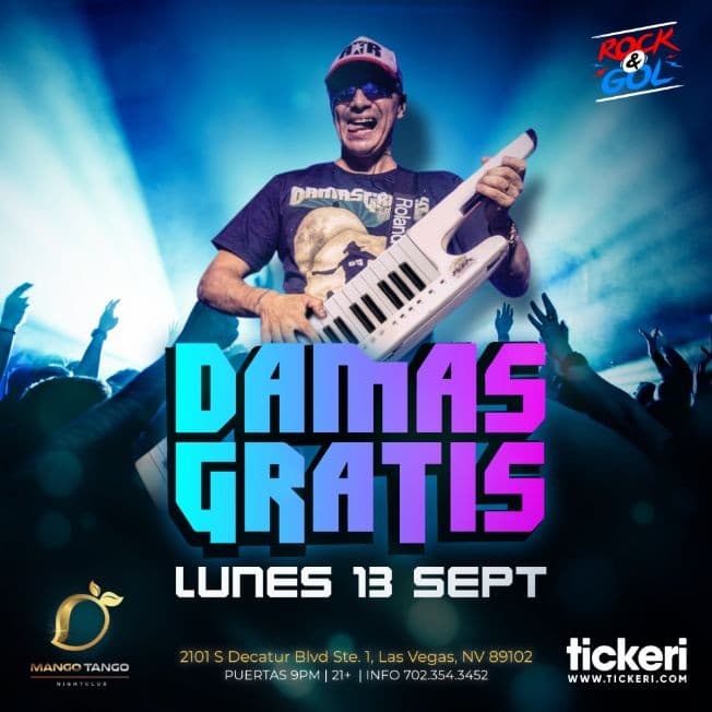 Event - DAMAS GRATIS EN LAS VEGAS - Las Vegas, Nevada - September 13, 2021 | concert tickets