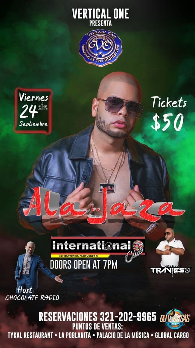 Event - Ala Jaza en Concierto! - Pawtucket, Rhode Island - September 24, 2021 | concert tickets