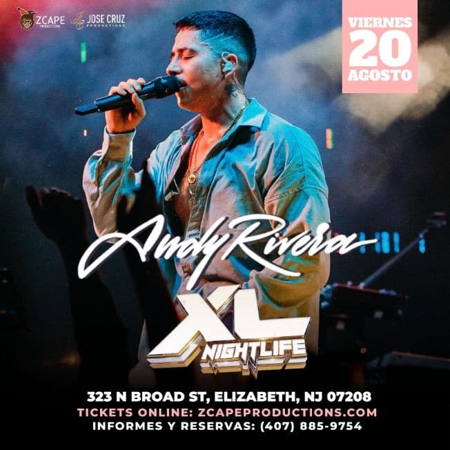 Event - ANDY RIVERA EN NEW JERSEY - Elizabeth, New Jersey - 20 de agosto de 2021 | concert tickets