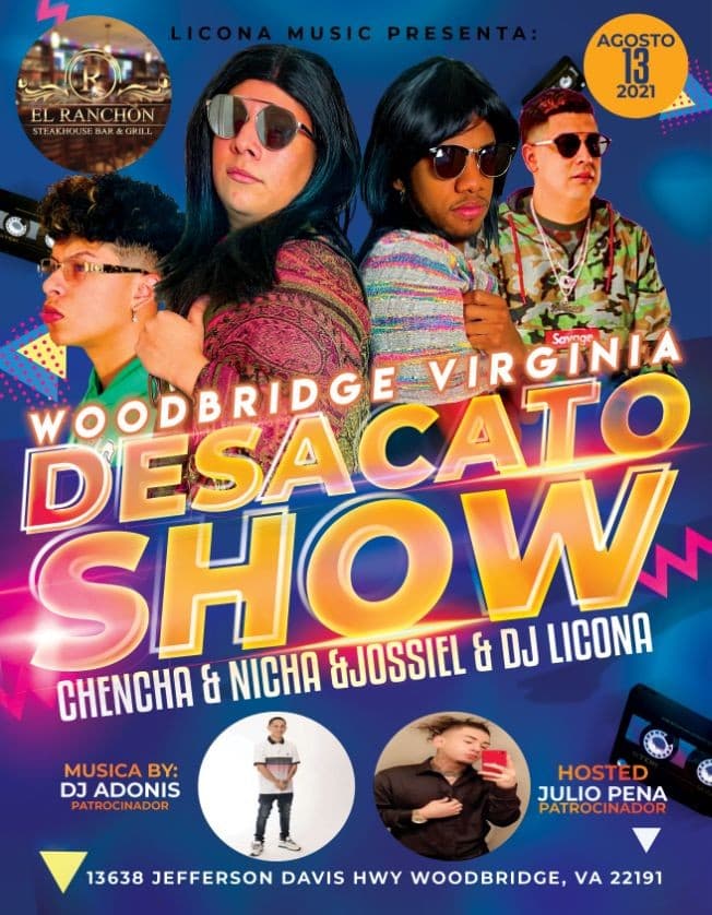 Event - Desacato Show Live - Woodbridge, Virginia - August 13, 2021 | concert tickets