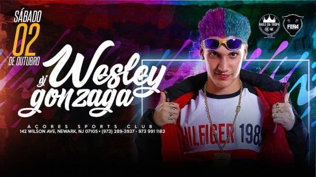 Event - Dj Wesley Gonzaga - POSTPONED - Newark, New Jersey - October 2, 2021 | concert tickets