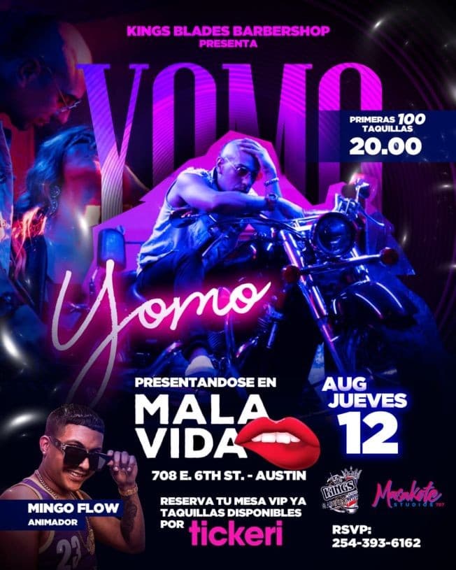 Event - Yomo concierto en Austin Texas - Austin, Texas - August 12, 2021 | concert tickets