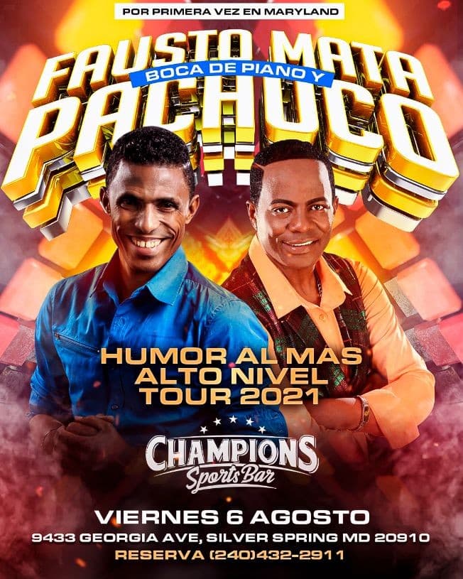 Event - Fausto Mata (Boca De Piano) & Pachuco - new carrollton, Maryland - 6 de agosto de 2021 | concert tickets