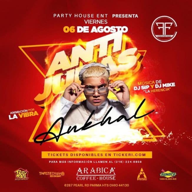 Event - Anti Judas Ankhal En Vivo - Cleveland, Ohio - August 6, 2021 | concert tickets