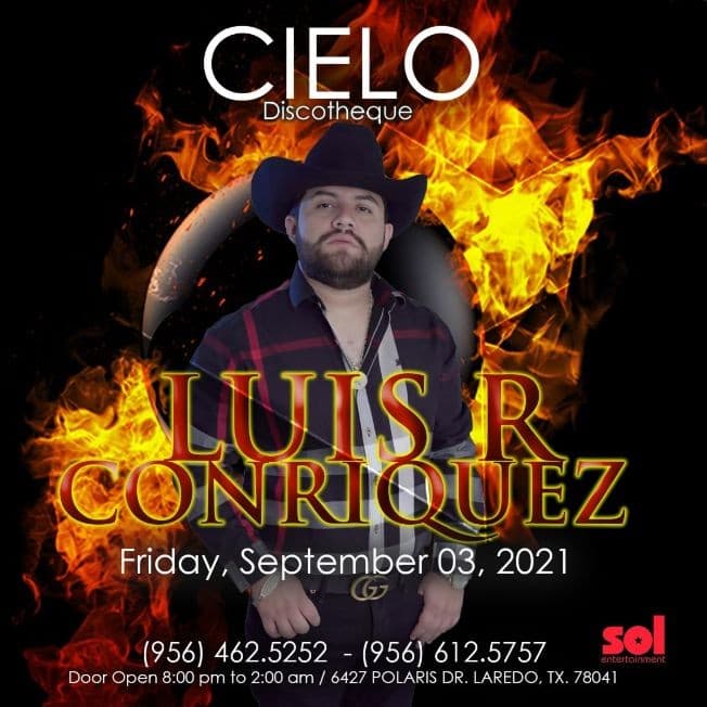 Event - Luis R. Conriquez En Concierto - Laredo, Texas - September 10, 2021 | concert tickets