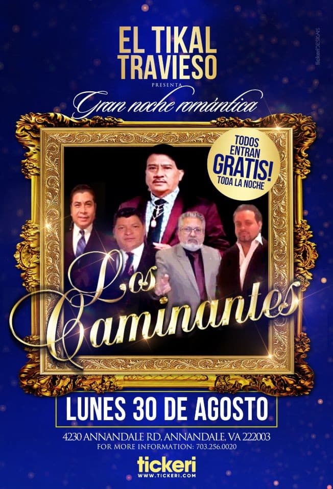 Event - LOS CAMINANTES EN CONCIERTO ! ANNANDALE VIRGINIA - Annandale, Virginia - August 30, 2021 | concert tickets