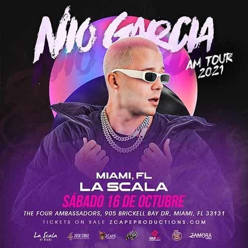 Event - NIO GARCIA AM TOUR 2021 MIAMI CANCELED - Miami, Florida - October 16, 2021 | concert tickets