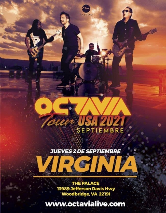 Event - OCTAVIA EN CONCIERTO - Woodbridge, Virginia - September 2, 2021 | concert tickets