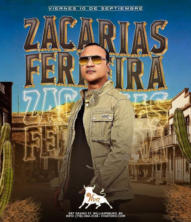 Event - ZACARIAS FERREIRA EN CONCIERTO ! BROOKLYN NEW YORK - Brooklyn, New York - 10 de septiembre de 2021 | concert tickets