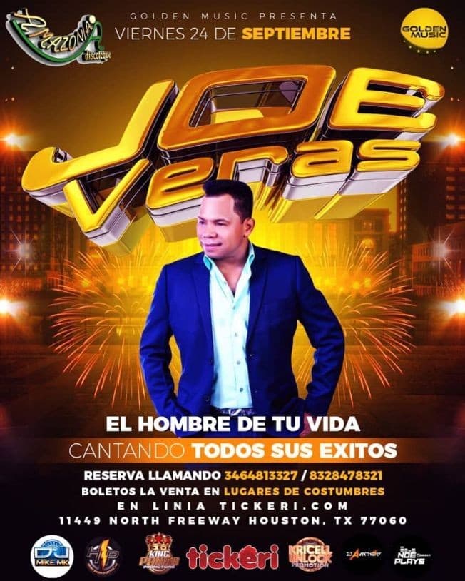 Event - JOE VERAS EN VIVO ! HOUSTON TEXAS - Houston, Texas - September 24, 2021 | concert tickets