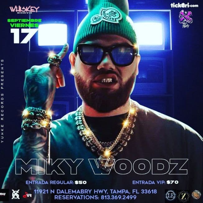 Event - MIKY WOODS EN CONCIERTO ! TAMPA FLORIDA - Tampa, Florida - September 17, 2021 | concert tickets