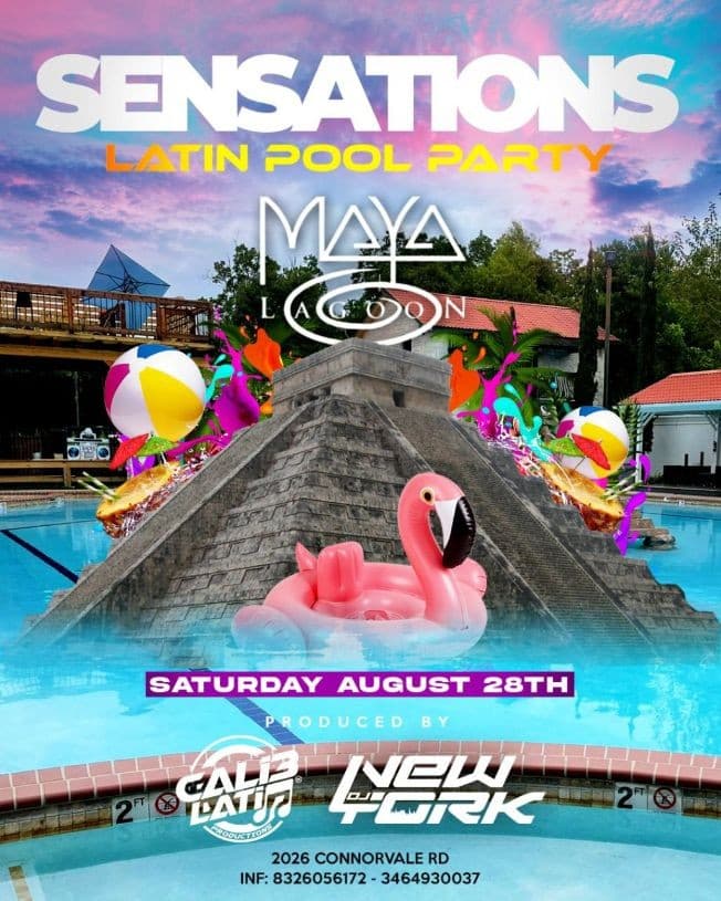 Event - SENSATIONS LATIN POOL PARTY - Houston, Texas - August 28, 2021 | concert tickets